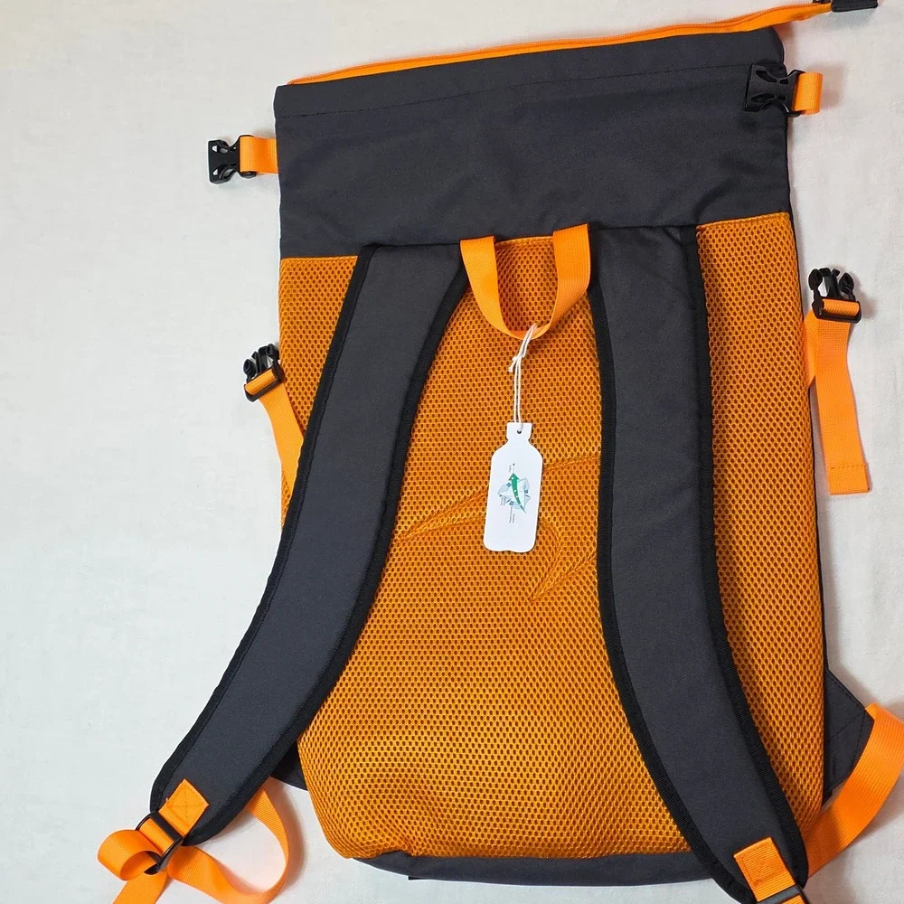 McLaren‎ Formula 1 Team Airwallex Backpack Grey Orange Roll Top Racing Bag NEW